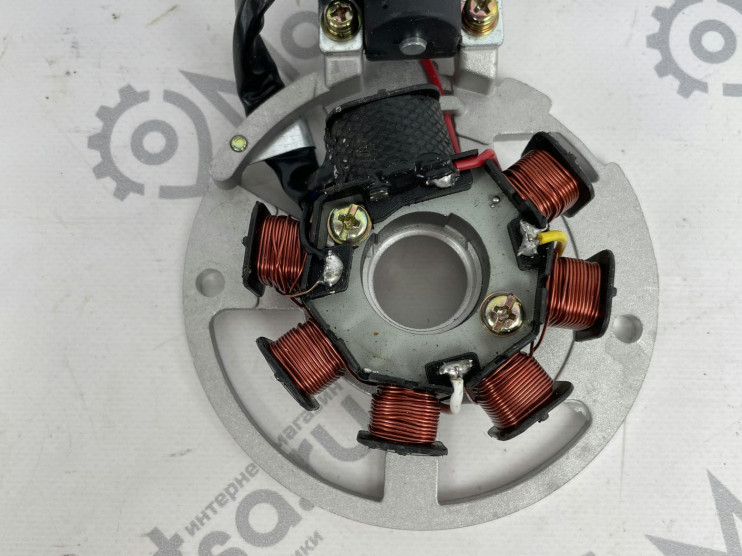 Зажигание скутер Yamaha JOG 50 (без маховика)