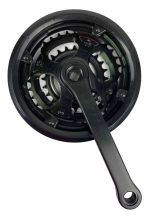 Шатуны 42-34-24 зубов-170мм черный пластик