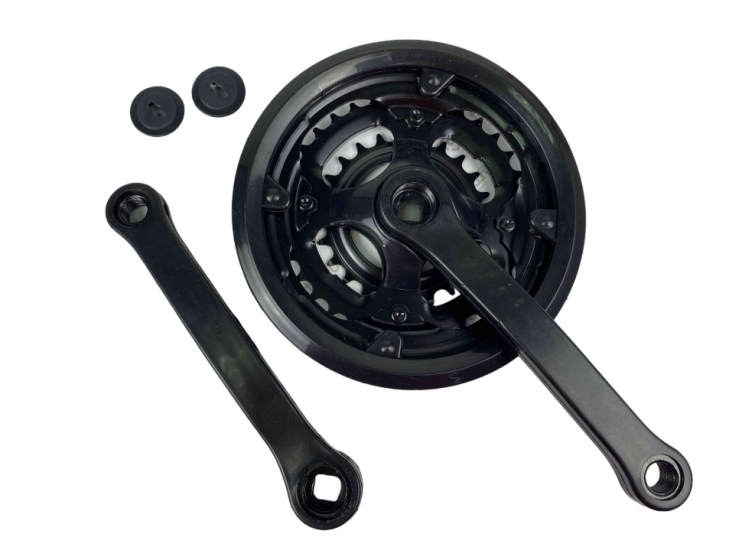 Шатуны 42-34-24 зубов-170мм черный пластик