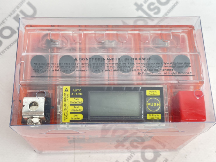 Аккумулятор 12В 4Ач HEMEN ENERGY DS1204 (UTX4L-BS(DS)) С ДИСПЛЕЕМ(гелевый)(обр.полярн) (113*70*85мм)