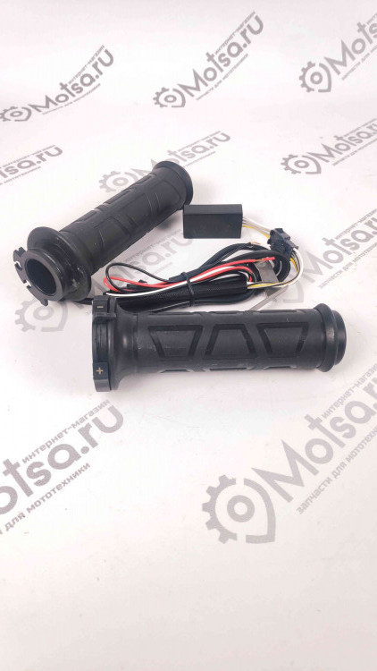 Ручки руля Буран с подогревом  22мм  12В 128мм