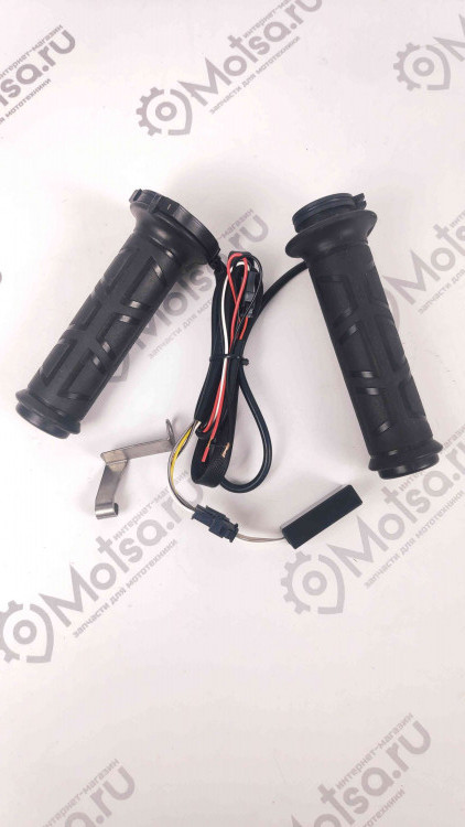 Ручки руля Буран с подогревом  22мм  12В 128мм