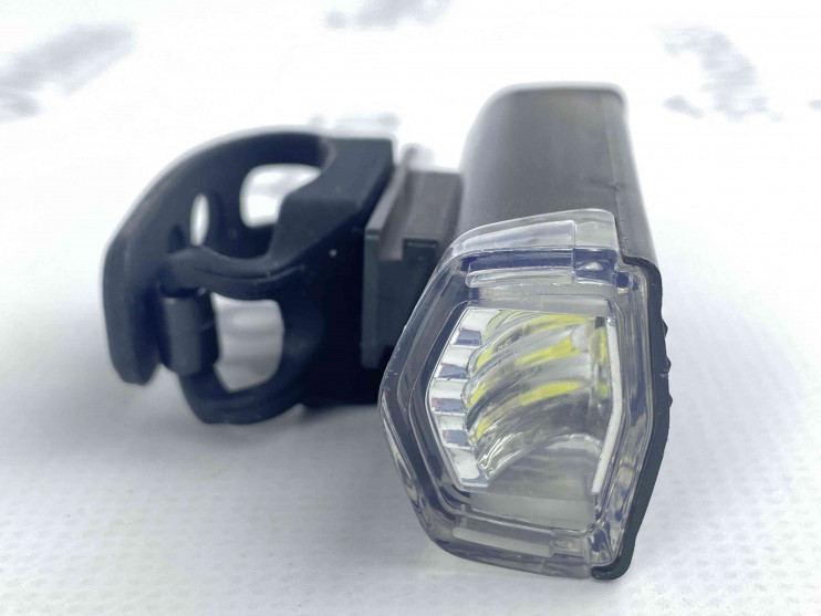 Фара вело передняя алюминиевая 1LED