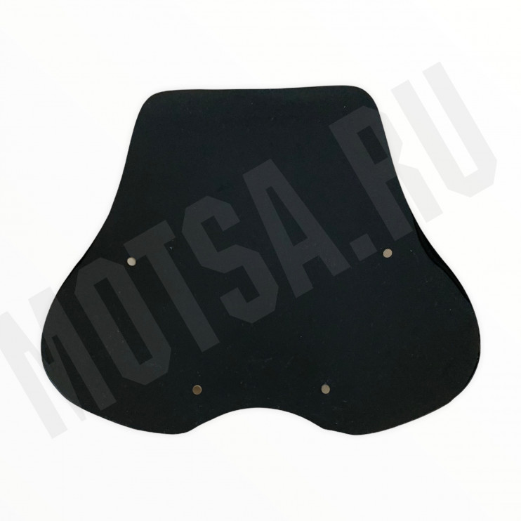 Щиток ветровой 00 круглая фара с крепежами черный