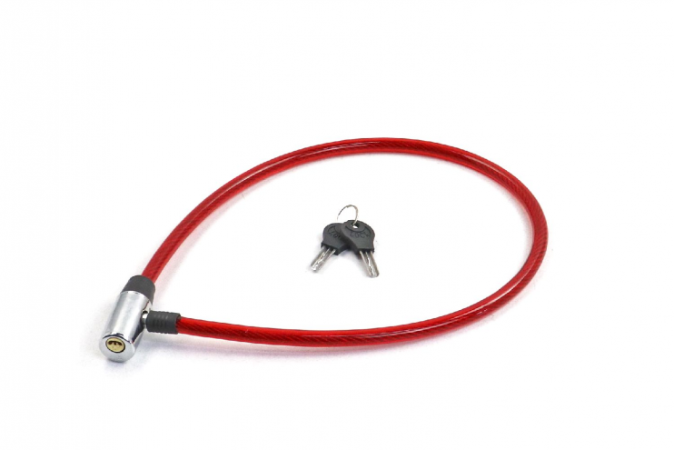 Замок велосипедный противоугонный 9 мм длина 760 мм