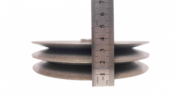 Шкив Крот редуктора большой металл 2-х ручейковый