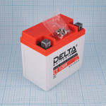 Аккумулятор 12В 5Ач DELTA CT1205.1 (12N5-3B) (кислотный, герметичный) (обр.полярн.) (119*60*129мм)