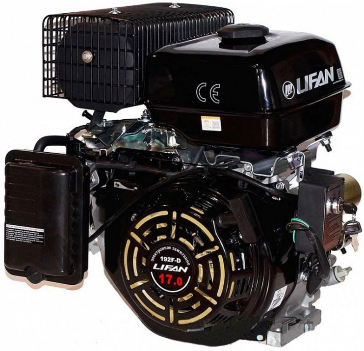 Двигатель Lifan 17 л.с. 192F-D (вал 25 мм)