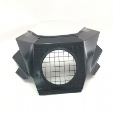 Щиток ветровой 01 с решеткой черный