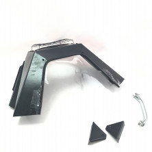 Щиток ветровой 01 с решеткой черный