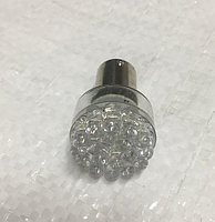 Лампа 12 В, 19 светодиодов LED 5 мм (S25/BA15D) белая
