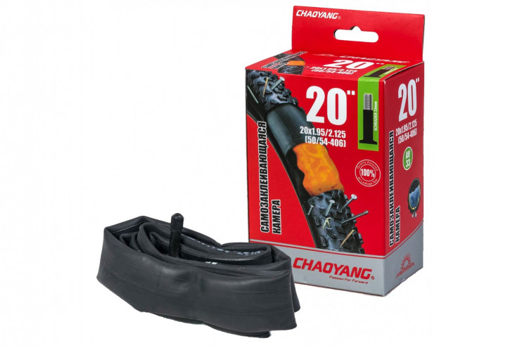 Велокамера 24x1.95-2.125 автониппель Chaoyang антипрокольная