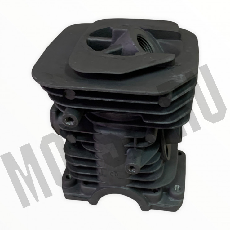 Поршневая группа Husqvarna 136 в сборе 38сс с крышкой коленвала черная