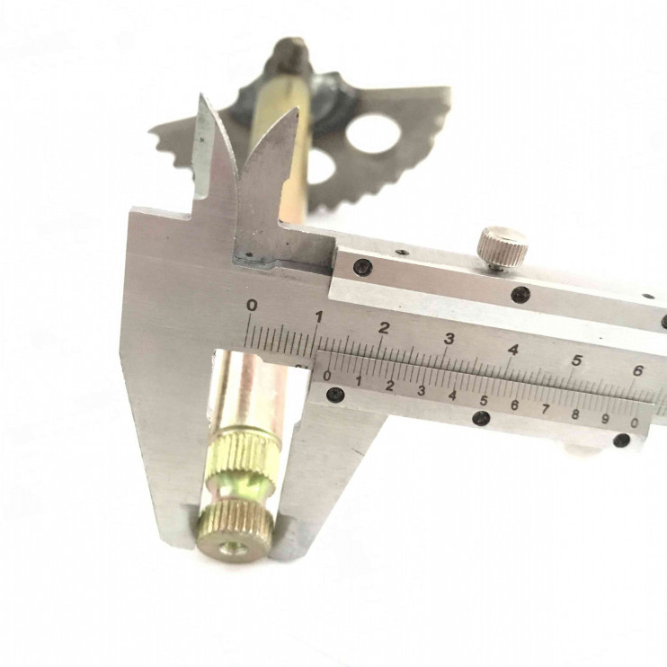 Вал кикстартера с сектором 152QMI, 157QMJ (с пружиной возвратной)  158 мм