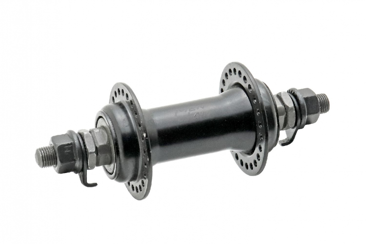 Втулка передняя сталь черная F:3-8X14GX48HX100X140 ВМХ