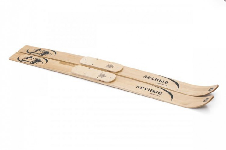 Лыжи охотничьи Лесные (дл. 145см, шир. 11см) лакированные