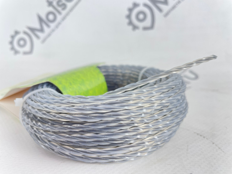 Лескa триммернaя (2,7*15м) DUAL (квaдрaт витой с сердечником)