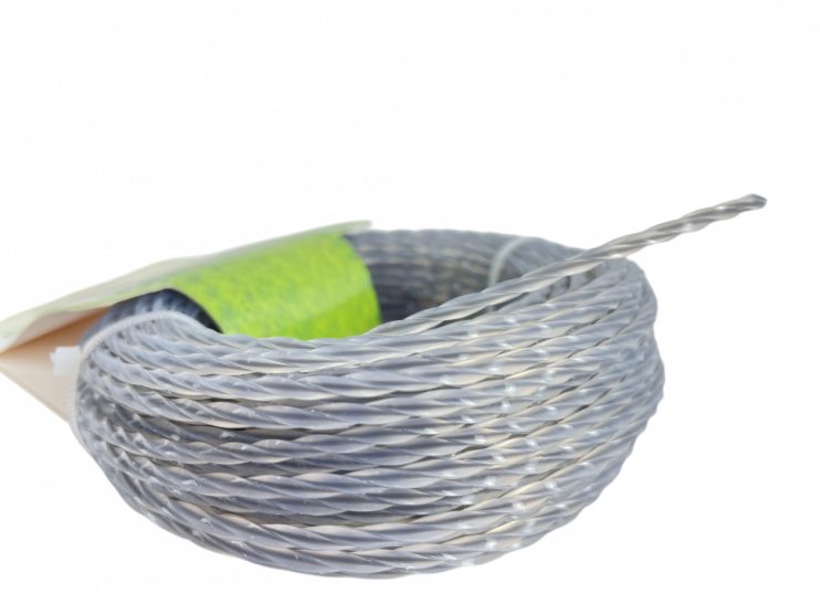 Лескa триммернaя 2.7*15м dual квaдрaт витой с сердечником