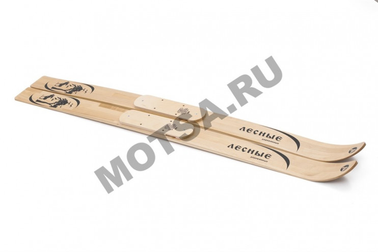 Лыжи охотничьи Лесные (дл. 155см, шир. 11см) лакированные