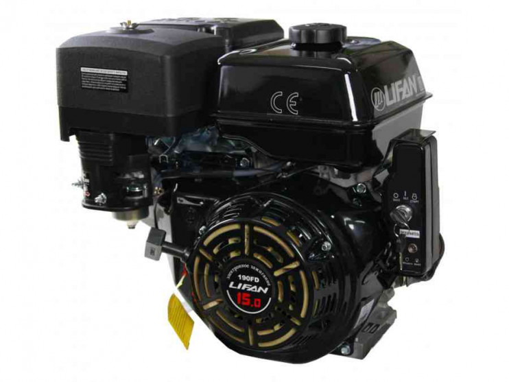 Двигатель Lifan 15 л.с. 190F-D с катушкой освещения (вал 25 мм)