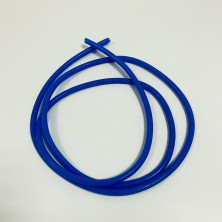 Бензошланг скутер, мопед силикон синий d=8 (4) mm (1м)