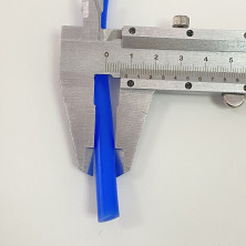 Бензошланг скутер, мопед силикон синий d=8 (4) mm (1м)