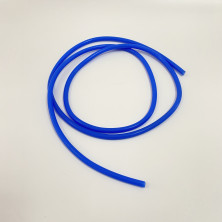 Бензошланг скутер, мопед силикон синий d=8 (4) mm (1м)
