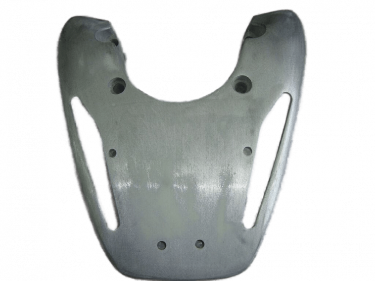 Багажник задний металл Rapiras F3 серебристый