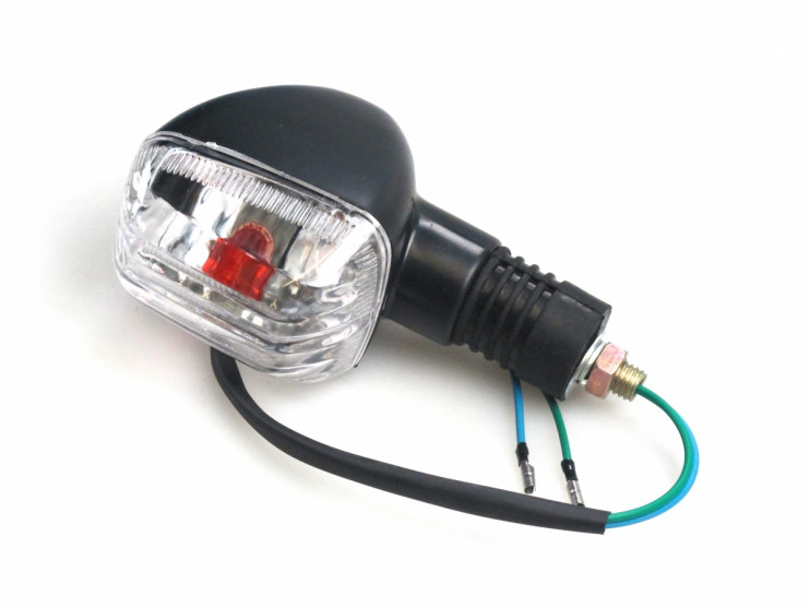 Указатель поворота BF-15 Мопед белое стекло квадрат