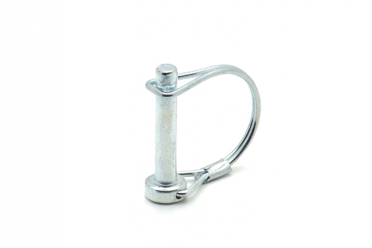 Палец стопорный колеса и фрез D8мм L50мм со стопором Тарпан