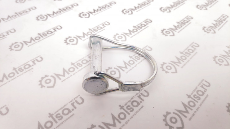 Палец стопорный колеса и фрез D8мм L50мм со стопором Тарпан