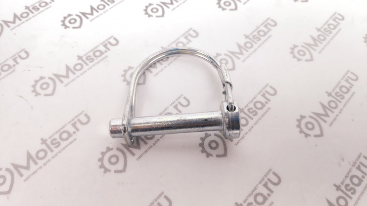 Палец стопорный колеса и фрез D8мм L50мм со стопором Тарпан