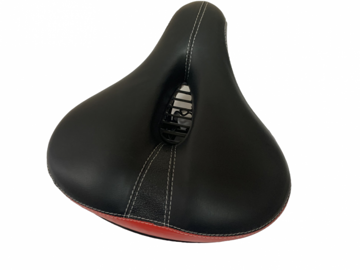 Седло вело мягкое с дыркой 270мм-230мм