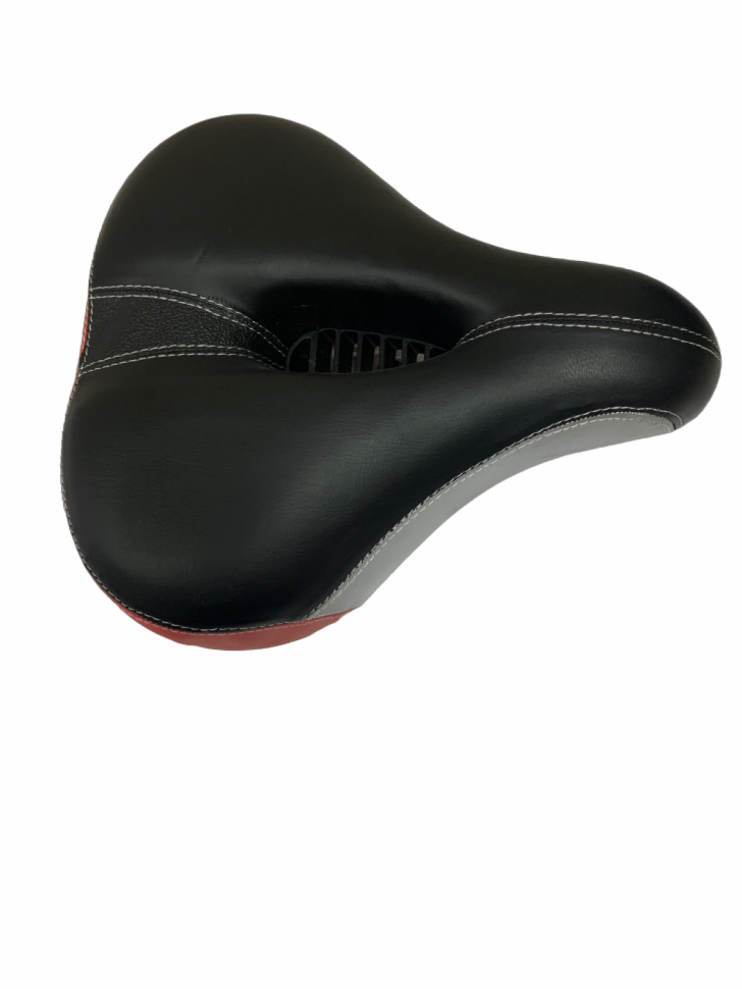 Седло вело мягкое с дыркой 270мм-230мм
