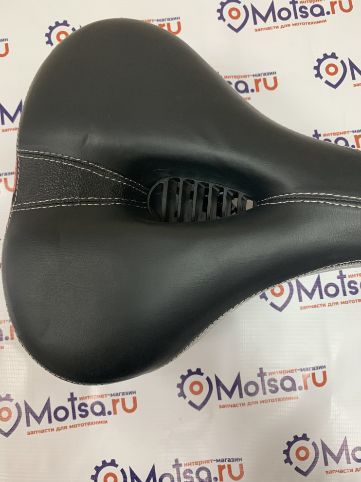 Седло вело мягкое с дыркой 270мм-230мм