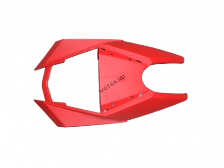 Облицовка фары передняя красная Saga