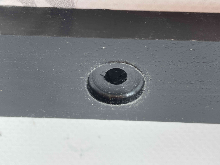 Накладки на дно саней Классика(черные) 160 (1215х30х12мм) (1 к-т = 5шт.)