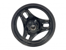 Обод 10 передний штампованный Suzuki AD-50 (2,15х10,чёрный,под дисковый тормоз,без подшипников,посадочный диаметр диска 35 мм)