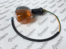 Указатель поворота мопед Альфа гибкий прямоугольный