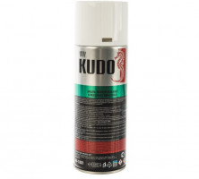 Краска аэрозоль белая глянцевая (KU-1001) KUDO (520мл)