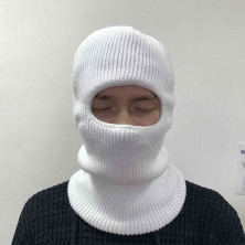 Балаклава лыжная Циклоп белая 705-3 ХСН