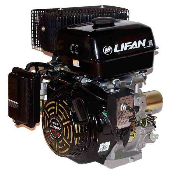 Двигатель Lifan 17 л.с. 192F-D с катушкой освещения (вал 25 мм)