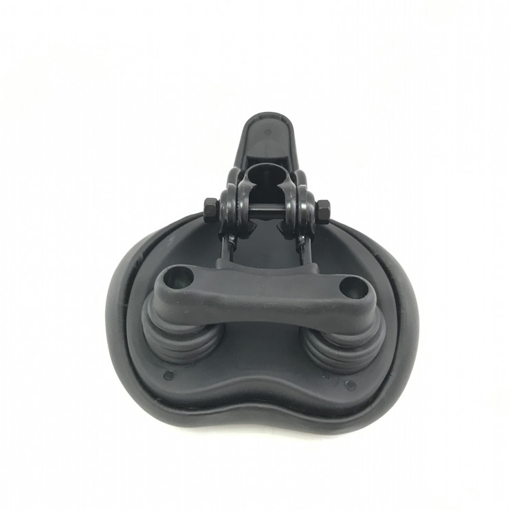 Седло вело мягкое широкое с гелем KMS на пружинах