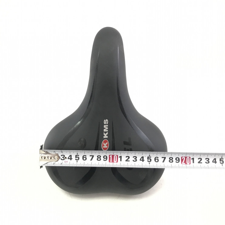 Седло вело мягкое широкое с гелем KMS на пружинах