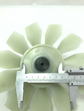 Крыльчатка снегоход Буран системы охлаждения модернизированная  со шкивом