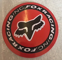 Наклейка круглая FOX RACING (9x9)