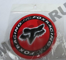 Наклейка круглая fox racing 9x9