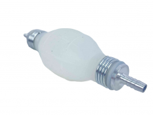 Груша средняя два клапана силикон штуцер 6 мм