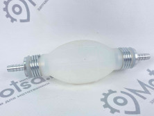 Груша средняя два клапана силикон штуцер 6 мм