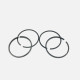 Кольца поршневые двигателя R180 (КОМПЛ)